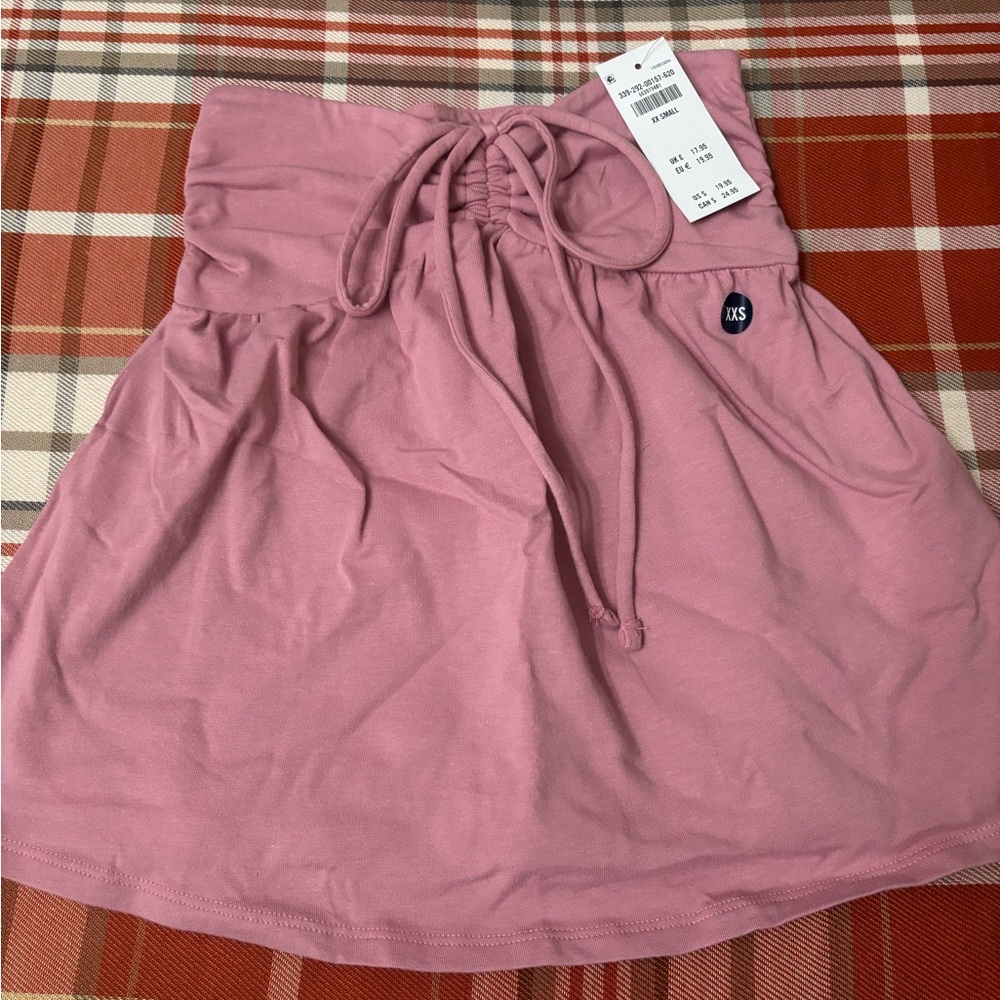 Hollister Mauve Ruched Front Top XXS